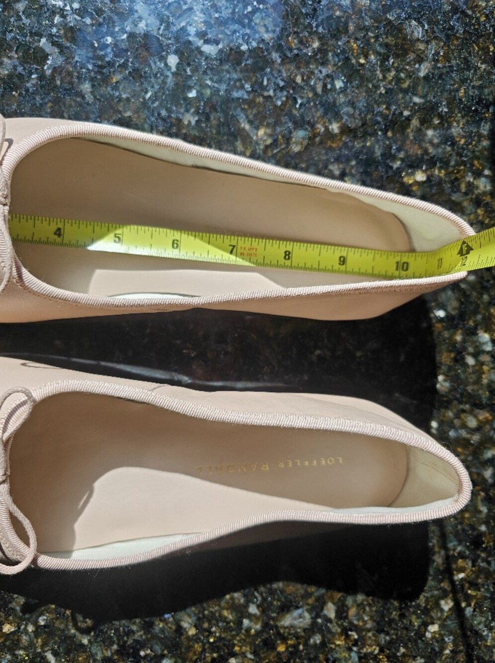 Loeffler Randall Landon Leather  Ballet Flats in Blush Sz 9.5 - Picture 7 of 17